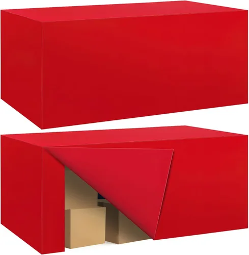 Miniatura 16 de Paquete de 2 manteles ajustados para mesa rectangular de 4 pies, 48 x 24 pulgadas, cubiertas de mesa verde manzana, tela de poliéster resistente al