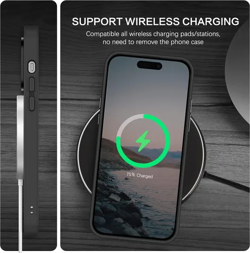 Miniatura 6 de BENTOBEN Funda magnética para iPhone 14 Pro [compatible con Magsafe] translúcida mate 14 Pro, delgada, a prueba de golpes, para mujeres, hombres