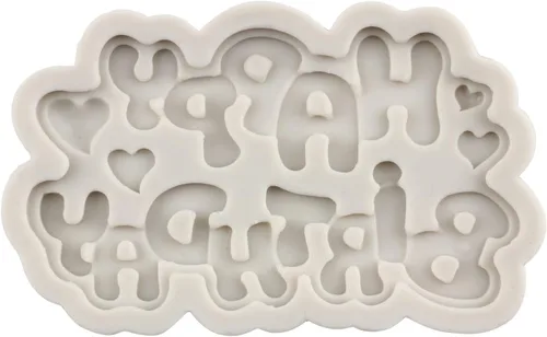 Miniatura 8 de Moldes de silicona para cumpleaños con letras del alfabeto para fondant, moldes de chocolate para fiesta de cumpleaños, decoración de pasteles