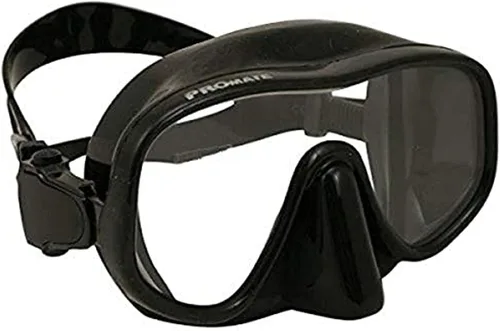 Promate Máscara de snorkel sin marco Engranajes de snorkel seco para buceo apnea snorkeling