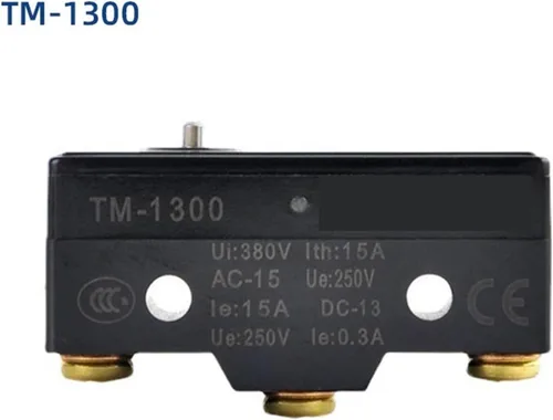Miniatura 2 de Límite de interruptor de límite/micro interruptor 15A 380V TM-1703 1704 1308 1306 1701 1309 Rodillo de reinicio de bisagra larga/corta TM-1 Serie