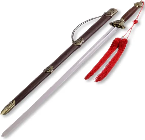 Miniatura 3 de Espada de Tai Chi de ocho trigramas chinos flexible con estuche de transporte gratuito Longitud de la hoja 28" 30" 32