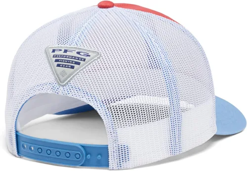 Miniatura 122 de Columbia - Gorra de malla con bandera con árboles unisex para adultos, corona alta