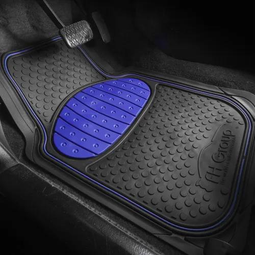 Miniatura 2 de FH Group Alfombrillas de Goma para Trabajo Pesado para Piso de Automóvil - Ajuste Universal, Recortables, Climaproof - Para Sedanes, SUVs, Camiones