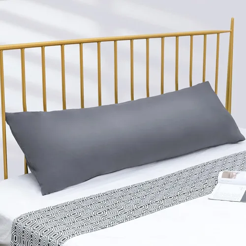Miniatura 2 de DOWNCOOL Almohada de cuerpo completo de lujo con funda de fibra - Almohada corporal ultra suave para dormir - Almohada de cama larga transpirable