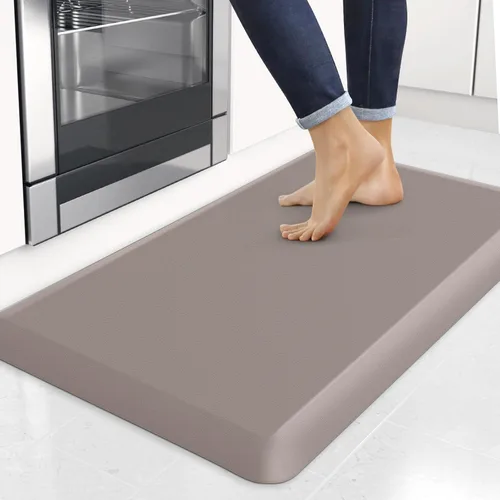 Miniatura 9 de StepRite Tapete de cocina antifatiga de 4/5 pulgadas de grosor, antideslizante, resistente a las manchas y al agua, tapete de escritorio para Azul