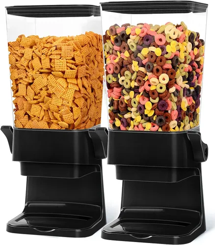 Miniatura 9 de Dispensador de Cereales para Encimera, Contenedores de Cereales de 5.5L Dispensador de Almacenamiento para Despensa, Contenedores de Arroz