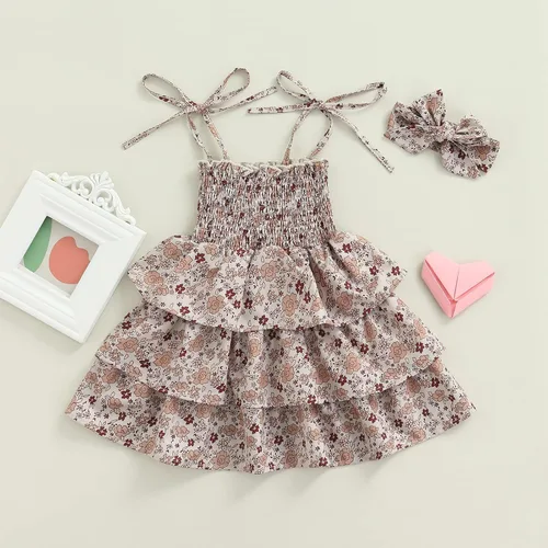 Miniatura 18 de MA&BABY Conjunto familiar de verano de 0 a 6 años a juego para hermanas, vestido de hermanas, camisa para hermano, lindo estampado floral
