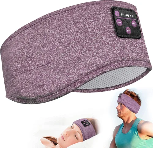 Miniatura 9 de Auriculares para dormir, audífonos para dormir, auriculares con diadema Bluetooth, cómodos auriculares para dormir de lado con altavoces estéreo