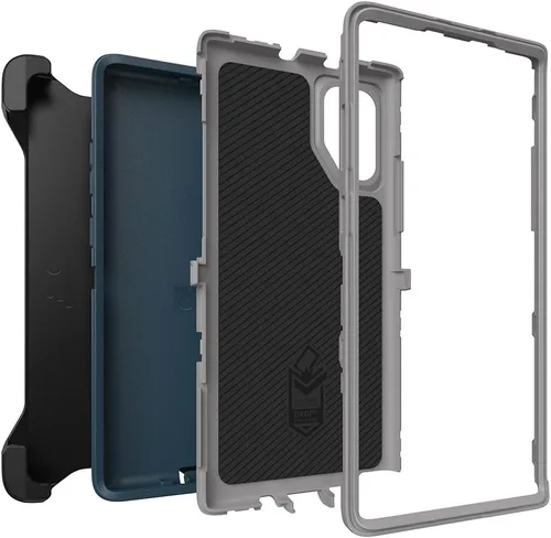 Miniatura 2 de OtterBox Defender Series - Carcasa sin pantalla para Galaxy Note10 +, diseño de peces (clima húmedo y azul mayólica)