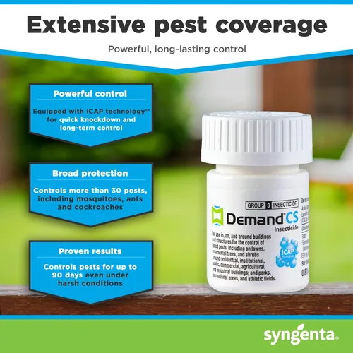 Miniatura 2 de Syngenta 76623 Demand CS-0.8oz Concentrado de insecticida