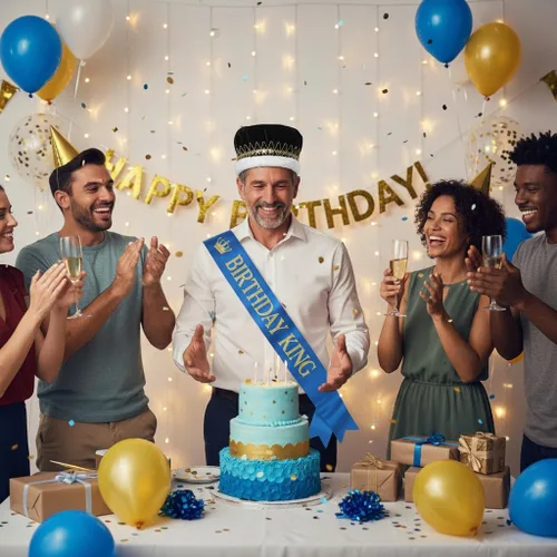 Miniatura 8 de Anderson's Majestic - Coronas de terciopelo King con banda de estrella, 6 pulgadas, corona para hombre, baile de graduación, regreso a casa, realeza