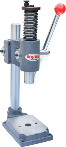 Prensa de eje KAKA INDUSTRIAL, Prensa manual de 2 toneladas, Máquina de perforación manual, Altura ajustable hasta 8 pulgadas para instalación de