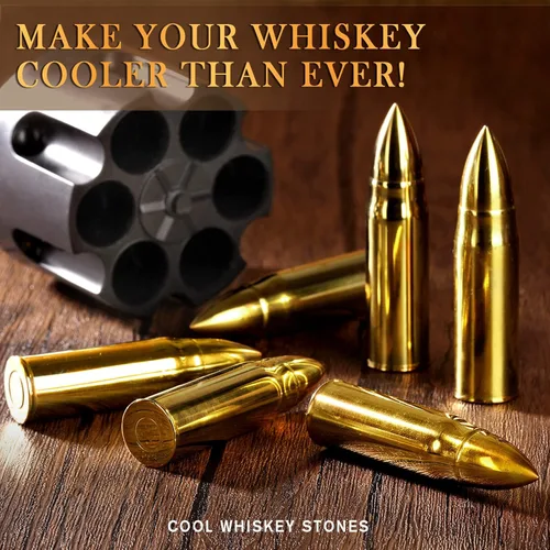 Oaksea Juego de regalos de piedras de whisky para hombres, papá, él, cubos de hielo reutilizables de acero inoxidable para beber, Día del Padre,