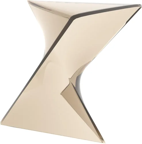 Miniatura 23 de LeisureMod Randolph - Mesa auxiliar apilable de 15.75 pulgadas, resistente a la intemperie, versátil mesa auxiliar triangular de plástico para sala