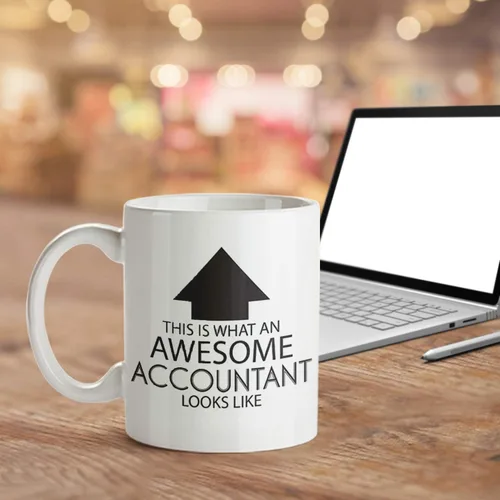 Miniatura 6 de Taza de café divertida de ocupación – This Is What An Awesome Accountant Looks Like – Inspirador sarcasmo cumpleaños Navidad Humor idea de regalo