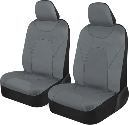 Miniatura 10 de Motor Trend AquaShield - Fundas impermeables para asiento delantero, fundas de asiento rosa para automóviles – Funda de neopreno para asientos