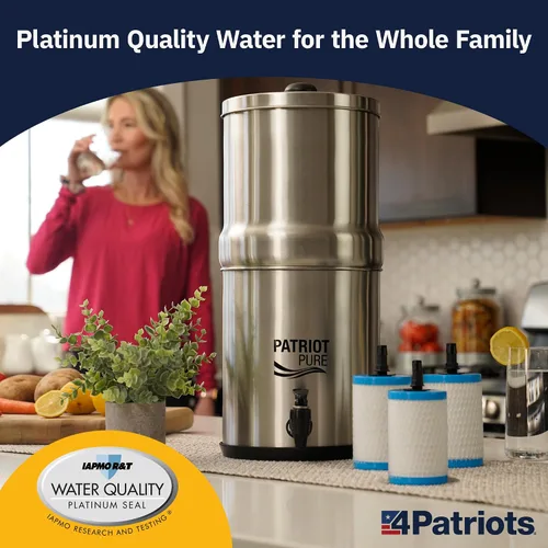 Miniatura 4 de Filtro de agua Patriot Pure Nanomesh Paquete de 3 para más de 200 contaminantes, bueno para hasta 800 galones