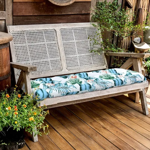 Miniatura 8 de Wesiti Cojín de descanso de 67 x 21 pulgadas, cojín para silla tumbona de patio para interiores y exteriores, tapete mecedora de repuesto