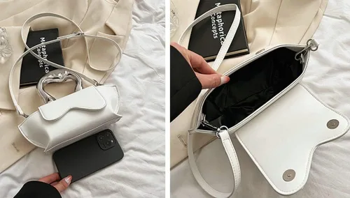 Miniatura 6 de Bolso pequeño de color plateado, bolsos cruzados, bolsos de noche Y2K, bolso de mano para mujer, bolsos de hombro, bolsa de mano para mujer 2024