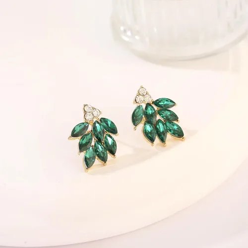 Miniatura 5 de Aretes de diamantes de imitación para mujer, pequeños y delicados aretes de gota de cristal para niñas, lindos bisutería para novia, boda, fiesta