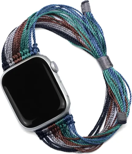 Miniatura 15 de JR.DM Correas de reloj bohemias compatibles con Apple Watch de 1.575 pulgadas, 1.614 pulgadas, 1.496 pulgadas, 1.732 pulgadas, 1.654 pulgadas, 1.772