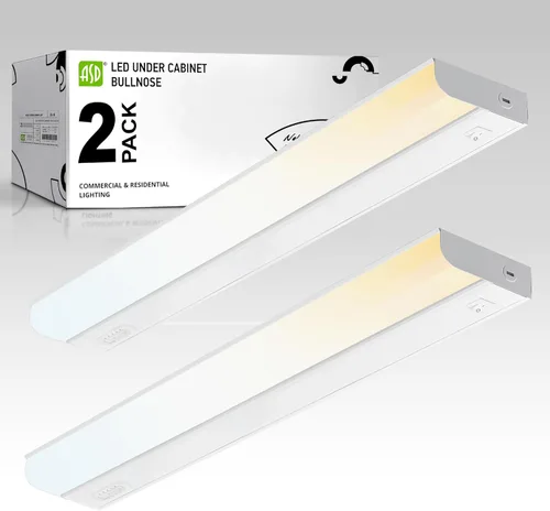 Miniatura 19 de ASD Iluminación LED para debajo del gabinete, 24 pulgadas, 12 W, 822 LM, luces regulables cableadas para debajo del gabinete para cocina, 3000