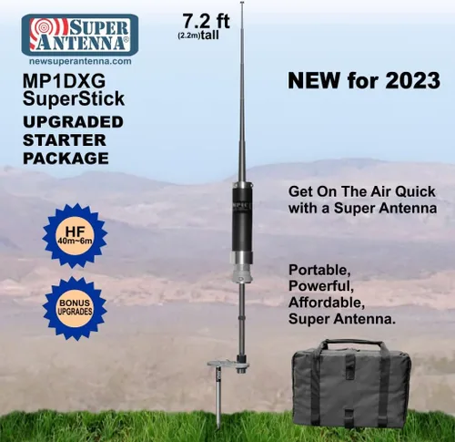 Miniatura 5 de MP1DXG HF Antena portátil con montaje en tierra Jamón Radio Amateur Go Bag