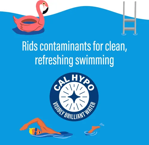 Miniatura 5 de Poolife Choque rápido para algas de piscina, bacterias, eliminación de contaminantes – Disolución rápida, hipoclorito de calcio sin CYA para agua
