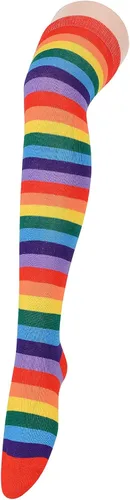 Miniatura 4 de Calcetines de arco iris para mujer calcetines altos hasta la rodilla medias altas hasta el muslo calcetines casuales de tubo para disfraz