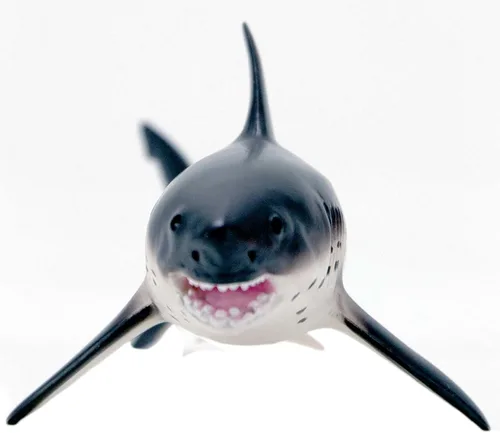 Miniatura 5 de Safari Ltd. Figura de tiburón salmón – Pintada a mano, realista modelo de 5.5 pulgadas – Divertido juguete educativo del océano para niños, niñas