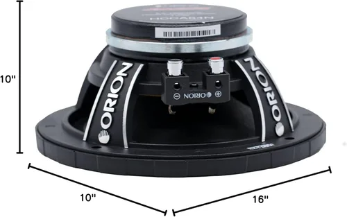 Miniatura 7 de ORION HCCA64N HCCA Series 6.5" Altavoz de neodimio de rango medio ultra eficiente, 1400 W de potencia máxima, 350 W RMS, 4 ohmios, bobina de voz