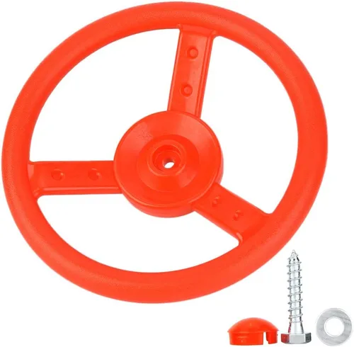 Miniatura 3 de Alvinlite Accesorio del volante Patio de juegos Juego de columpios Accesorios de reemplazo (rojo) Parque infantil