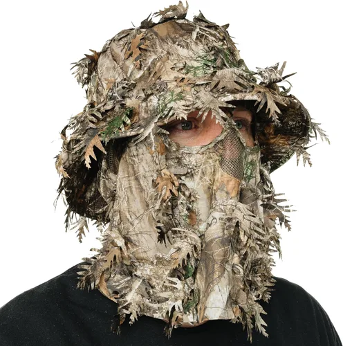 Miniatura 17 de QuikCamo Realtree & Mossy Oak 3D Leafy Camo - Sombrero de cubo para hombres, ciervos, patos y pavos (totalmente ajustable OSFM)