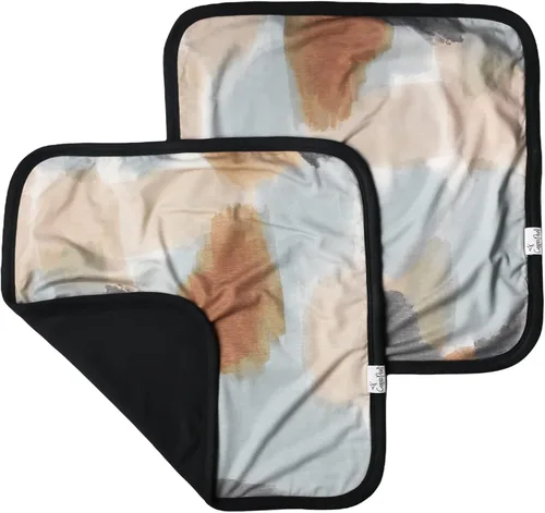 Miniatura 42 de Copper Pearl Juego de 2 mantas de seguridad para bebé, tamaño portátil para auto calmarse sobre la marcha, mantas de bebé ideales para niños
