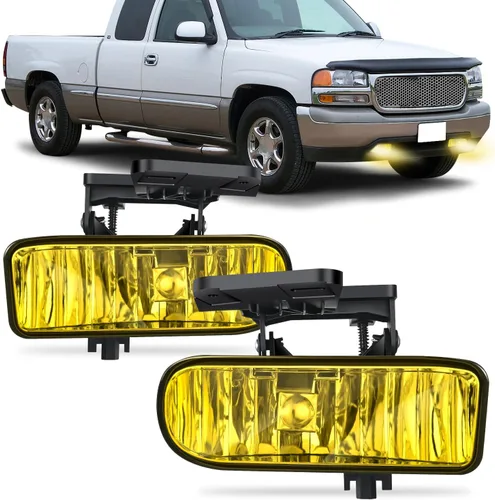 Miniatura 11 de Nilight Conjunto de luces antiniebla compatible con GMC Sierra 1500 1500HD 2500 2500HD 3500 de 2003 2004 2005 2006 Reemplazo para lado del conductor
