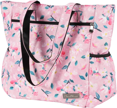 Miniatura 31 de CLOUDMUSIC Bolsa de hombro para enfermeras, profesores, trabajo, gimnasio, viajes, playa, mujeres, con gran capacidad, impermeable