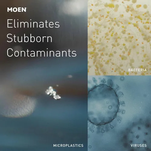 Miniatura 4 de Moen Filtro avanzado de reemplazo de la etapa 3 de la etapa 3 del sistema de filtración de agua de la ósmosis inversa de 4 etapas debajo