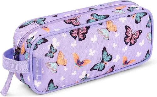 Miniatura 17 de Estuche para lápices Choco Mocha para niñas, estuche suave con cierre para niñas, estuche para lápices para la escuela, bolsa de lápices arcoíris
