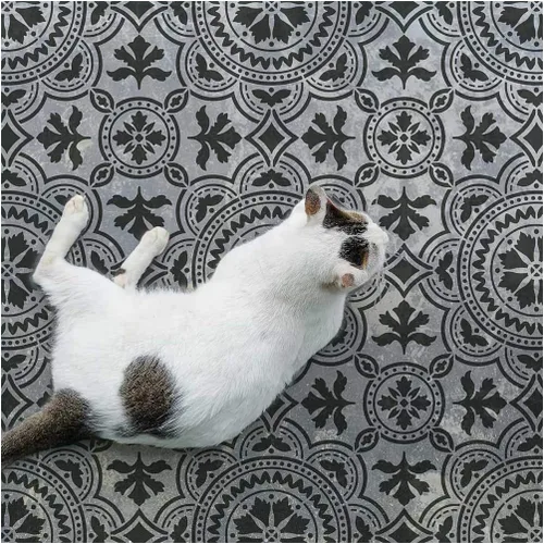 Plantilla de azulejos de Tánger - Plantillas de pintura de pared para un cambio de imagen fácil de la habitación - Plantilla grande para pintar