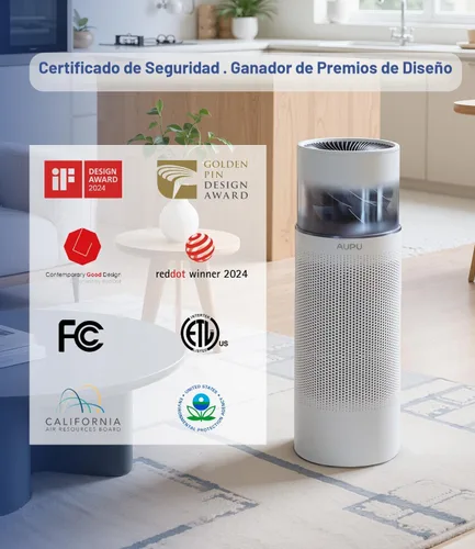 Miniatura 8 de Purificador de aire 2 en 1 con humidificador, purificadores de aire para el hogar, habitación grande, humidificador y purificador de aire en un