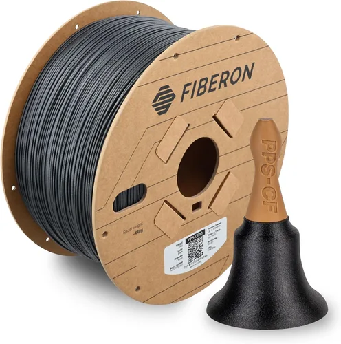 Miniatura 26 de Polymaker Fiberon PA612-ESD - Filamento para impresora 3D de 1.75 mm/17.6 oz, de nailon de fibra de carbono ESD-safe, resistente al calor a 302 °F