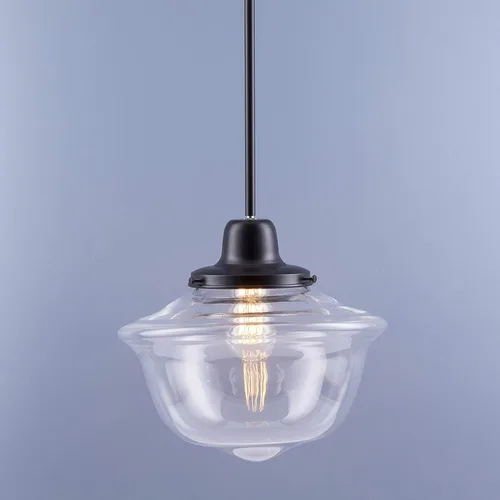 Miniatura 5 de Linea di Liara Iluminación colgante de cristal grande para isla de cocina, Lavagna, granja, cocina, vintage, escuela, globo, negro mate, lámpara