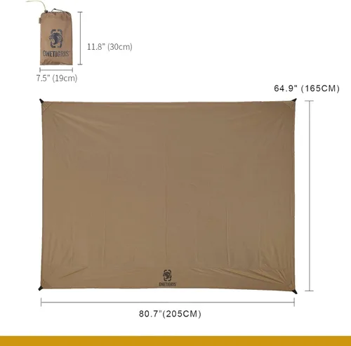 Miniatura 3 de OneTigris Huella impermeable de la tienda, 81" x 65