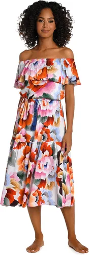 Miniatura 99 de La Blanca Vestido midi para cubrir el traje de baño para mujer