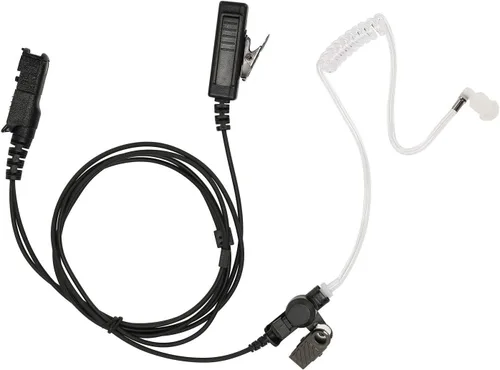 XPR 3500e XPR3300 Kit de vigilancia de auriculares de dos cables compatible con Motorola Radio XPR3300 XPR3500 XPR3300e Walkie Talkie con micrófono