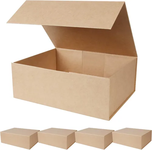 Miniatura 34 de Aimyoo Cajas de regalo magnéticas Galaxy negras con tapas 13.8x9x4.3 pulgadas, caja grande de propuesta para dama de honor y padrino, caja plegable
