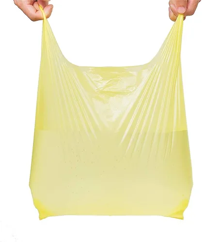 Miniatura 4 de LazyMe Bolsas de plástico para camisetas, bolsas de plástico con asas a granel para compras de comestibles y al por menor, bolsas de plástico