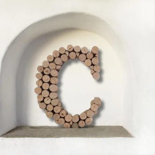 Miniatura 5 de Letras de madera para colgar en la pared de 15 pulgadas B Times New Roman Font, decoración de madera DIY Shape Letter, encantador cuarto de bebé sin