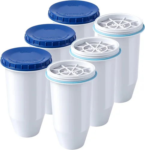 Miniatura 8 de Filtro de agua de repuesto 0 TDS para jarra y dispensador Zero Filtración mejorada de 6 etapas Elimina el 99.9% del plomo, cromo, PFOA/PFOS